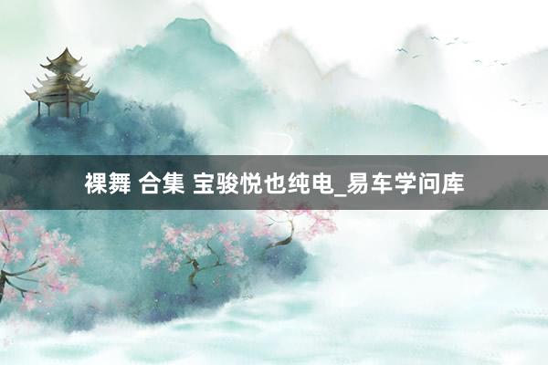 裸舞 合集 宝骏悦也纯电_易车学问库