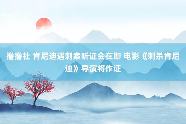 撸撸社 肯尼迪遇刺案听证会在即 电影《刺杀肯尼迪》导演将作证