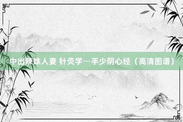 中出辣妹人妻 针灸学┅手少阴心经（高清图谱）